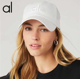 alos Designer Cap Ball Yoga Baseball Hat Fashion Summer Women Versatile Big Head Surround Show Face Small Sunvisor Wear Duck Tongue for Travel 1125ess