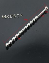 Solid Stainless Steel Urethral Plug Sound Dilator Stretching Penis Cavities Exploring Beads Pogo Stick Cum Thru Penis Plug Sex Toy2593891