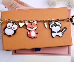 Fashion Cartoon Key Chain Bag Car Pendant Metal Hook With Gift Box Suitable For Men Ladies Children Designer Keychain6600598