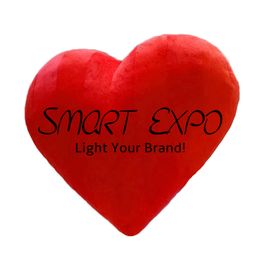 Giant Plush Inflatable Heart Air-Sealed Type for Event Shopping Mall Decoration