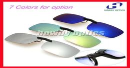 20pcs Whole Driving Glasses Eyeglasses Sunglasses Polarized Clips On With Long Clip3101199