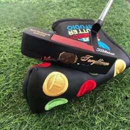 Designer Sole Stamp Newport 2 Black Golf Putter Special Newport2 Lucky Four Leaf Clover Men's Golf Clubs Contact Us To View Pictures With Logo 359