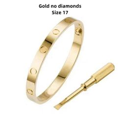 Love Screw Bracelet Designer Bracelets Luxury Jewelry Women Bangle Classic 50 Titanium Steel Alloy GoldPlated Craft Colors Gold1302339