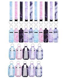 Keychains 30 Pieces Travel Bottle Keychain Holder Chapstick Reusable Containers Set With Wristlet Lanyards1855144