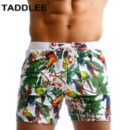 Men's Swimwear Tadlee brand mens swimwear Brazilian cut sexy boxing surfing board beach shorts luggage homosexuality low waisted new Q240429