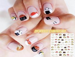 HANYI series HANYI29391 sushi designs cute egg COOL 3d nail art stickers decal template diy nail tool decorations2209030