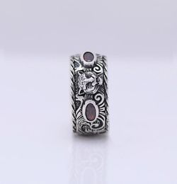 Factory whole S925 sterling silver ring tide ladies retro inlay tiger head ring men039s punk old ring lover Jewellery gift2543429