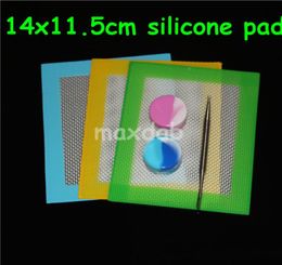 tools 14x115 cm custom silicone dab mat silicon pad wax vaporizer oil mat for glass bong3790549