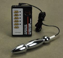 Pulse Stimulate Electro Bult Plug Electric Sex For Men Estim Anal Plug Electric Shock Stimulation Toys2580765
