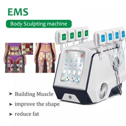 New Portable EMS Muscle Electrostimulation Body Slimming Fat Burning Anti-cellulite RF Sculpting Machine Buttock Lifting Muscle Building Salon