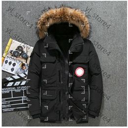 Canada Puffer Jacket Designer Winter Coat Thick Warm Men Down Parkas Canada Jacket Work Clothes Jacket Outdoor Goose Jacket Thickened Fashion Keeping Jackets 5658