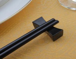 Black Color Chopstick Rest Chinese Traditional Pillow Shaped Chopsticks Holder Restaurant Home Flatware Rack5992705