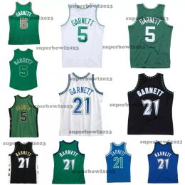 Stitched Basketball jerseys Kevin Garnett 1995-96 97-98 03-04 07-08 mesh Hardwoods classic retro jersey Men Women Youth S-6XL