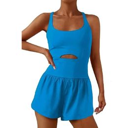 Women Onesie Running Dress Bridesmaid Workout Rompers One Piece Outfits Exercise Jumpsuits Gym Yoga Clothes