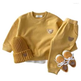 Clothing Sets Spring Autumn Kids Tracksuits Boys Girls Set 2024 Fashion Long Sleeves Pant For Children Cotton Clothes Baby