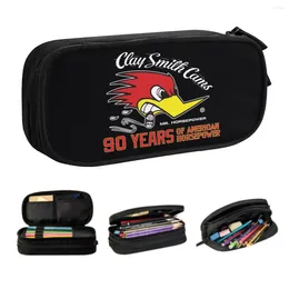 Cute Clay Smith Cams Pencil Cases For Girls Boys Custom Mr. Horsepower Large Storage Pen Bag Box School Supplies