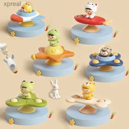 Bath Toys Catoon Bath Toys 6-12-18 months old baby toy suction cup rotator toy boys and girls 1 2 3 years old childrens sensory toyWX