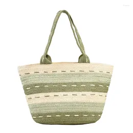 Evening Bags Fashion Weave Designer Bohemian Beach Travel Purses For Women Shoulder Straw Women's Handbags Bag