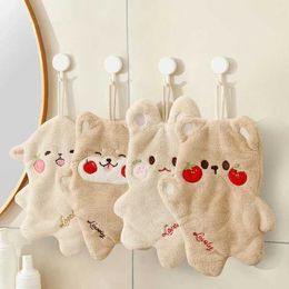 Towels Robes Cute animal towels soft childrens bathroom towels bathroom towels kitchen hanging wiping towels thick absorbent towelsL2404