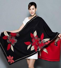 Shawls Shawl Women039s Thickening Warm Pashmina Cashmere Scarf Oversize Soft Multipurpose Blanket Bufanda Mujer2264833