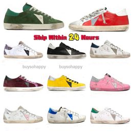 sneakers mens golden dress shoes designer women heels superstar dirty super star black white pink green ball star trainers des chaussures Superstar Sports Shoes