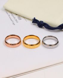 DW letter titanium steel ring men and women ring accessories fashion rings5277251