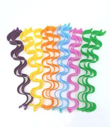 18pcs 55cm Hair Curlers Magic Styling Kit No Heat With Style Hooks Heatless Wave Formers For Most Hairstyles252F2759785