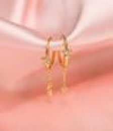 Cute Lovely Multi Piercing Girl Women Jewellery Lovely Star Charm Tassel Chain Dangle Dangling Earring2320968