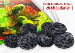 250pcs Bioballs Aquarium Filter Media with Sponge Fish Tank Koi Pond Filter Sump Filters Material Biological Balls3026952