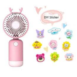 Party Favor Gift Cheap Price Desktop Handheld Mini Portable Rechargeable Silent Wind Power Electric Fan 0430