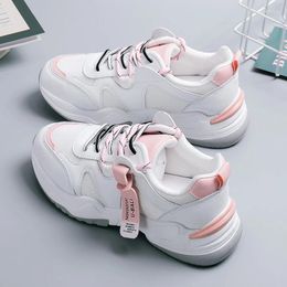 Fitness Shoes Woman Vulcanize Spring Ins Fashion 2024 Women's All-around Lace Up Casual Sports Little White Sapatos Feminino