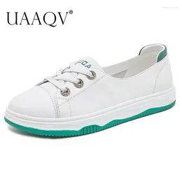 Casual Shoes Genuine Leather Designer Luxury Sneakers Woman Flat Female Fashion 2024 Spring Summer High Quality Slip On