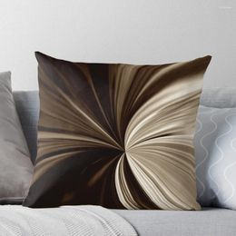 Pillow Milk Chocolate Swirl Abstract Print Throw Sofa Cover Pillowcases Covers