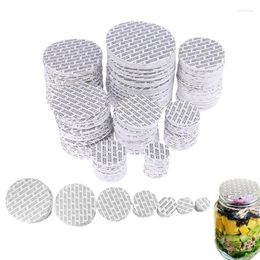 Storage Bottles 100Pcs Pressure Sensitive PS Foam Cap Seals Safety Tamper Resistant Liners For Cosmetic Bottle Jars Canning Container Caps