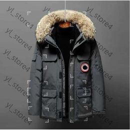 Canada Puffer Jacket Designer Winter Coat Thick Warm Men Down Parkas Canada Jacket Work Clothes Jacket Outdoor Goose Jacket Thickened Fashion Keeping Jackets 7695