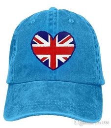 pzx Baseball Cap For Men Women British Flag Unisex Cotton Adjustable Jeans Cap Hat Multicolor optional2557807