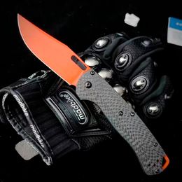 Good product Carbon Fiber Handle BM 15535 Taggedout AXIS Folding Pocket Knife D2 Steel Blade Outdoor Tactical Combat Self-defense Knives EDC Tool 535 940