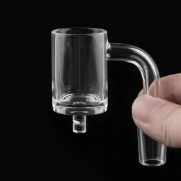 Smoking Accessories 25mm Quartz Enail Banger nail with male female 90 degree joint coil fit oil rigs glass bongs ZZ