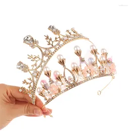 Hair Clips 3Styles Bride Wedding Butterfly Crown Imitation Pearl Rhinestones Suitable For Women Party And Holiday Headwear