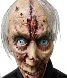 New Halloween Horror Zombie Masks Party Cosplay Bloody Disgusting Rot Face Masque Masquerade Terror Latex Mask for Adult3202838