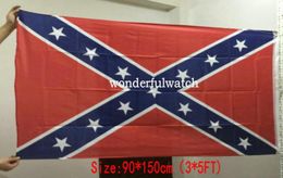 Factory Two Sides Printed Flag Confederate Civil War Flag National Polyester Flag 35ft 100Pcs5663031