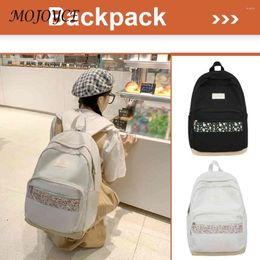 Backpack Simple School Bags Floral Prints Student Shoulder Rucksack Large Capacity For Teenager Boys Girls