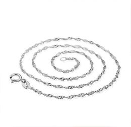 Chains 18 Inch Water Wave Chain For Necklace 4 Colours Silver Rose Gold Jewellery Accessories5741851