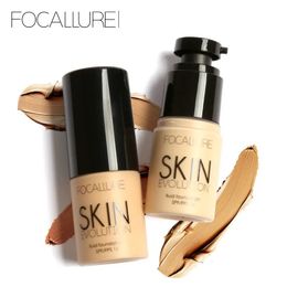 Wholesale FOCALLURE Face Makeup Foundation Base Liquid Concealer Whitening Moisturizer Oilcontrol Cosmetics 240428