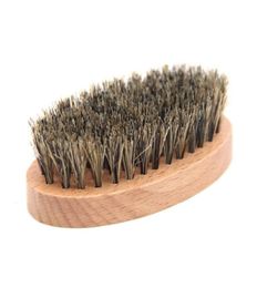 Natural Boar Bristles Beard Brushes Portable Wooden Bathroom Facial Massage Cleaning Brush Household Beauty Clean Tools3335551