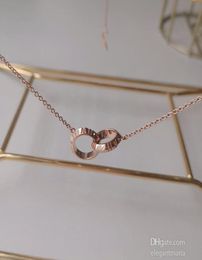 Necklace Choker Double ring link Designer Jewelry Locket Bangle Love watches Women Men couple fashion watche Top Quality Wedding P2587330