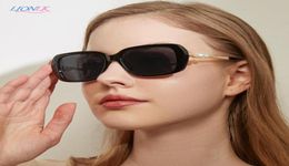 Sunglasses LIONLK Fashion Pearl Oversized Frame Ladies Retro Style Sunscreen Eyepiece 2021 Luxurious Exquisite Glasses Pink3126407