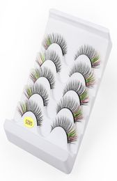 Curly Crisscross Multilayer False Eyelashes Thick Natural Long Reusable Hand Made Soft Light 3D Fake Lashes Makeup Accessory for E2615035