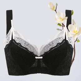 Bras Plus Size Lingerie For Women Bra Full Cup Underwear Women's Thin Style Gathered Prevent Sagging Brasier Mujer B C D E F 42