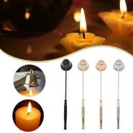 Candles Candle Snuffer Tool Long Handle Bell Extinguisher Accessory Wicks Out Steel Extinguish Candle Stainless Putting Accessories
